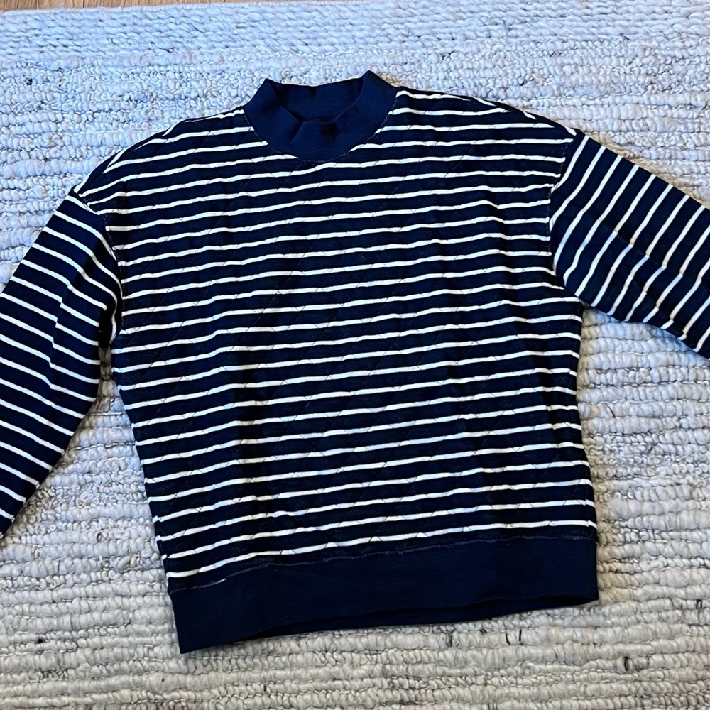 Madewell Quilted Sweater/sweatshirt (never worn!)